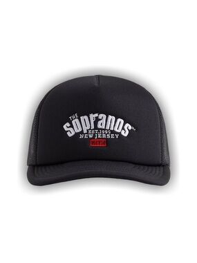 Kith For The Sopranos Nolan Trucker Cap Snapback 'Black' Logo Hat Adjustable